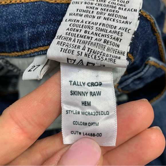 Hudson Tally Crop Distressed Skinny Jeans - Picture 5 of 8